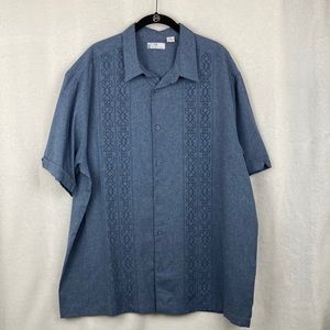Cafe Luna Men’s Casual Button Down Shirt sz XL 0008